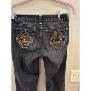 Vintage Southpole Embroid‎ Jeans – 1990s Retro Style, Sz 7 29x32 Y2K Streetwear